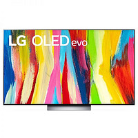 LG 乐金 77寸 4K OLED 平面高清电视 OLED77C2PCC（黑色）22年旗舰款