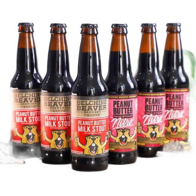 Belching Beaver 打嗝海狸 花生酱牛奶世涛啤酒 355ml*6瓶