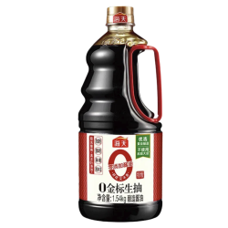 海天 零添加 特级 0金标生抽 1.54L
