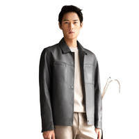 VICUTU 威可多 男士皮衣 VRW88373623 陨石灰 L