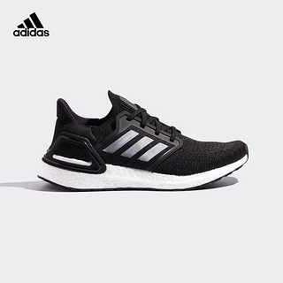 adidas 阿迪达斯 UltraBoost_20 中性跑鞋 FY3457 黑色/夜金属灰 36