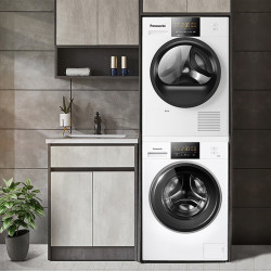 Panasonic 松下 白月光洗烘套装 XQG100-31JED+NH-EH31JW 洗烘套装 白色