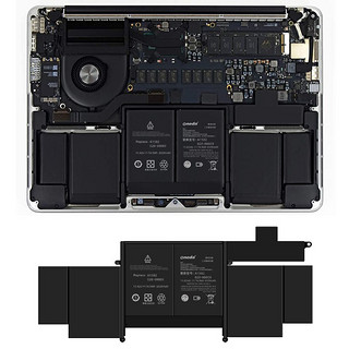 ONEDA 适用 Apple 苹果 Macbook Pro A1502 笔记本电池 A1493 A1582