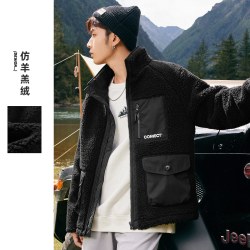 太平鸟 男女款夹克 BWBCB4405 黑色 S