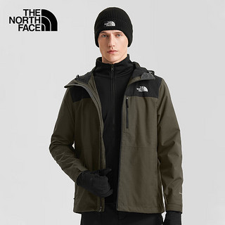 北面 TheNorthFace北面三合一夹克外套 81RO 35P/绿色 XXL