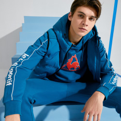 le coq sportif 乐卡克 法国公鸡情侣卫衣秋冬加绒保暖大logo内搭厚实