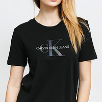 Calvin Klein CK 女士短袖圆领T恤 J20J215316