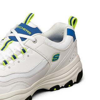 SKECHERS 斯凯奇 D'LITES系列 I-Conik 男子休闲运动鞋 8790091/WBLU 白色/蓝色 39.5