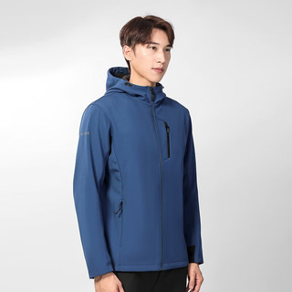 TOREAD 探路者 男子软壳衣 TAEEBK91859 铁蓝灰 L