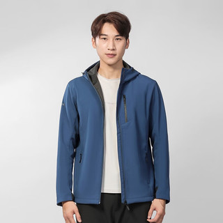 TOREAD 探路者 男子软壳衣 TAEEBK91859 铁蓝灰 L