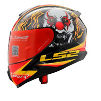LS2 FF802 摩托车头盔 黑红海盗 2XL