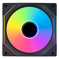 LIAN LI 联力 积木风扇三代 幻镜120 ARGB 机箱风扇 黑色 正叶 3个装