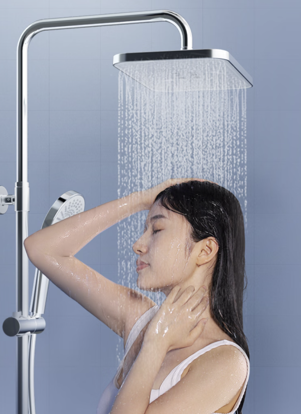 13英寸超大顶喷,淋浴覆盖全身,根据男性肩宽平均约37.