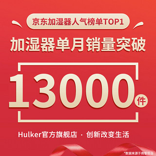 Hulker 加湿器 卧室迷你家用办公室桌面车载低噪上加水小型usb空气加湿器 420ml买一送一