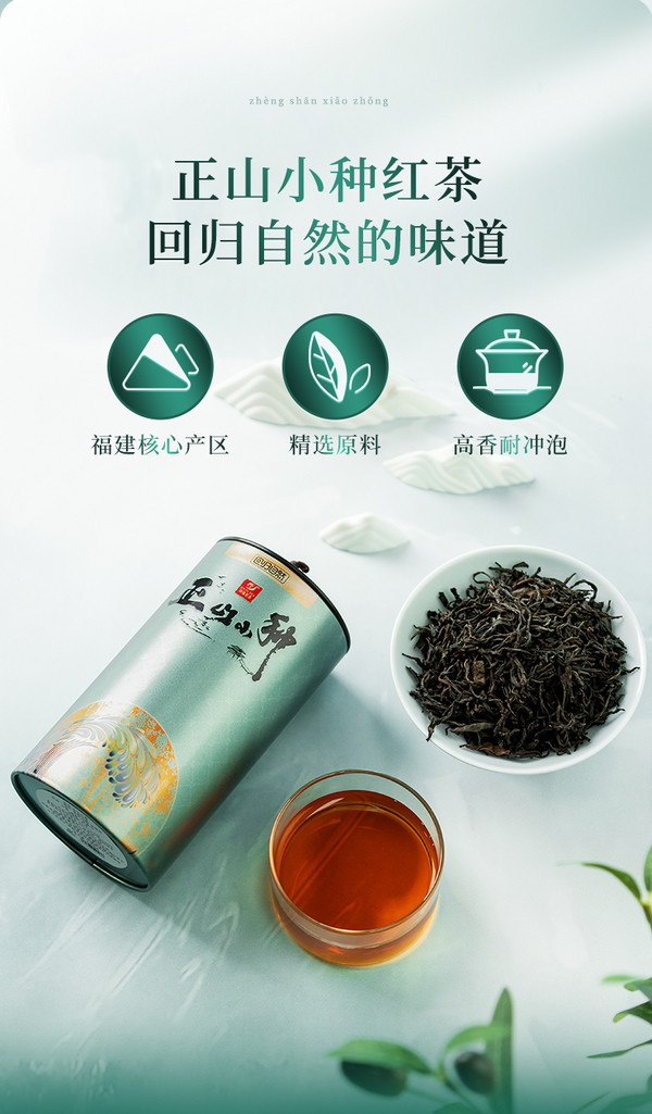 JIN FU TEA 锦福茗茶 正山小种红茶 60g