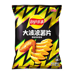 Lay's 乐事 大波浪 马铃薯片 香脆烤鸡翅味 135g