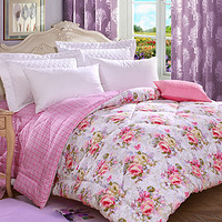 FUANNA 富安娜 爱恋 纯棉印花冬厚被 230*229cm