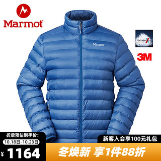 Marmot 土拨鼠 秋冬运动保暖舒适立领无帽3M棉服男户外 V74770 尺码偏大玛瑙灰M