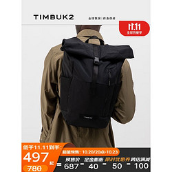 TIMBUK2 天霸 卷口双肩包背包运动休闲包电脑商务大容量包男女 TUCK系列 Tuck2代-音速黑环保料