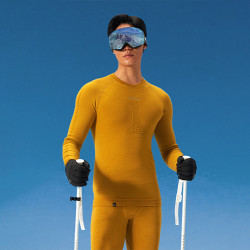 OUTOPIA|AllRound可机洗羊毛一体织男士长袖压缩上衣保暖防寒内衣
