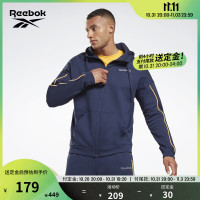 Reebok 锐步 官方男子HOODIE经典运动舒适拉链款连帽夹克外套GS9301 GT5780 A/XL