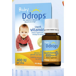 Ddrops 儿童维生素D3滴剂 400IU 2.5ml