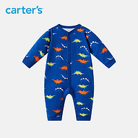 Carter's 孩特 婴儿满印纯棉长袖连体衣