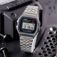 CASIO 卡西欧 手表男时尚运动简约复古方形男士手表