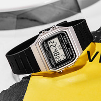 CASIO 卡西欧 海外直邮CASIO卡西欧手表男女中性复古小方块学生表电子手表F-91