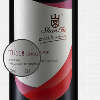 Shan Tu 山图 TU118 波尔多干型红葡萄酒