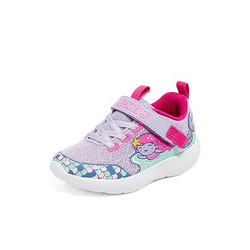 SKECHERS 斯凯奇 GIRLS系列 女宝宝学步鞋 302881N-LVMT 薰衣草色/多彩色 24码