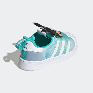 adidas 阿迪达斯 米奇联名加厚男女婴童三叶草经典贝壳头软底休闲运动鞋 GY9151