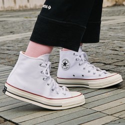 CONVERSE 匡威 Chuck 70S 三星标经典复古高帮帆布鞋男女款情侣休闲鞋