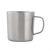 MUJI 無印良品 MDD4CC2S 马克杯 490ml 银色