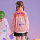 MQD 马骑顿 童装21秋季洋气女童卡通立领摇粒绒儿童外套