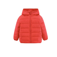SNOWFLYING 雪中飞 男女童通用短款羽绒服 X212312933F 中国红 170cm