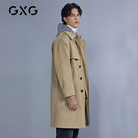 GXG 男装春季新款卡其色风衣GB108500A