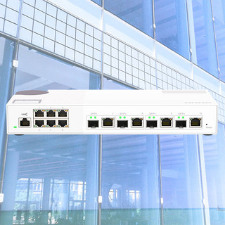 QNAP威联通新款 QSW-M2106 系列 L2 网管型 2.5GbE 与  10GbE 交换机，高效部署中小企业办公室高速网络架构