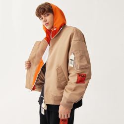FILA 斐乐 男装潮流时尚休闲百搭舒适男式梭织外套男