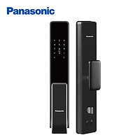 Panasonic 松下 指纹锁智能锁密码锁家用防盗门锁 全自动智能门锁电子锁 APP远程智控 EMW4112GH灰色