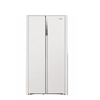 京东百亿补贴：Midea 美的 60厘米薄系列 BCD-456WKPZM(E) 风冷对开门冰箱 456L 白色