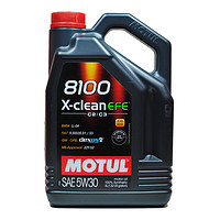 MOTUL 摩特 8100 X-CLEAN EFE 5W-30 SN 5L/桶 全合成汽车机油