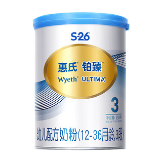 Wyeth 惠氏 铂臻（Wyeth ULTIMA）幼儿配方奶粉3段350g 瑞士原装进口