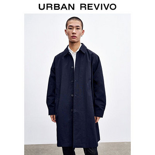 URBAN REVIVO 男士长款风衣 MF36R1DE2000