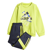 adidas 阿迪达斯 IN F G CREW SET男婴童舒适休闲运动针织套装