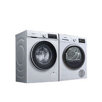 PLUS会员：SIEMENS 西门子 WM12P2602W+WT47W5601W 热泵式洗烘套装 白色
