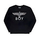 BOY LONDON 情侣款中性卫衣 BLACK/WHITE