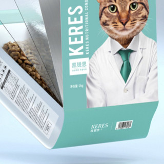 KERES 凯锐思 鱼肉味成猫猫粮 2kg*5袋