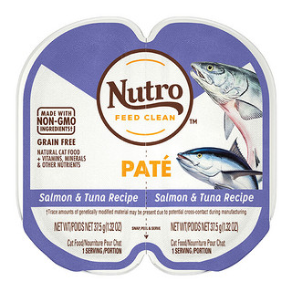 Nutro 美士 三文鱼吞拿鱼成猫猫粮 一分为二主食罐 75g*12盒