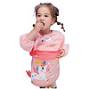 kocotree kk树 KQ20123 儿童吃饭罩衣 围兜款 粉色独角兽 L